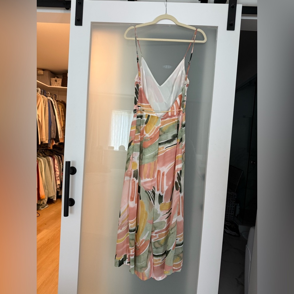 Abstract Print Midi Romper - Picture 3 of 13